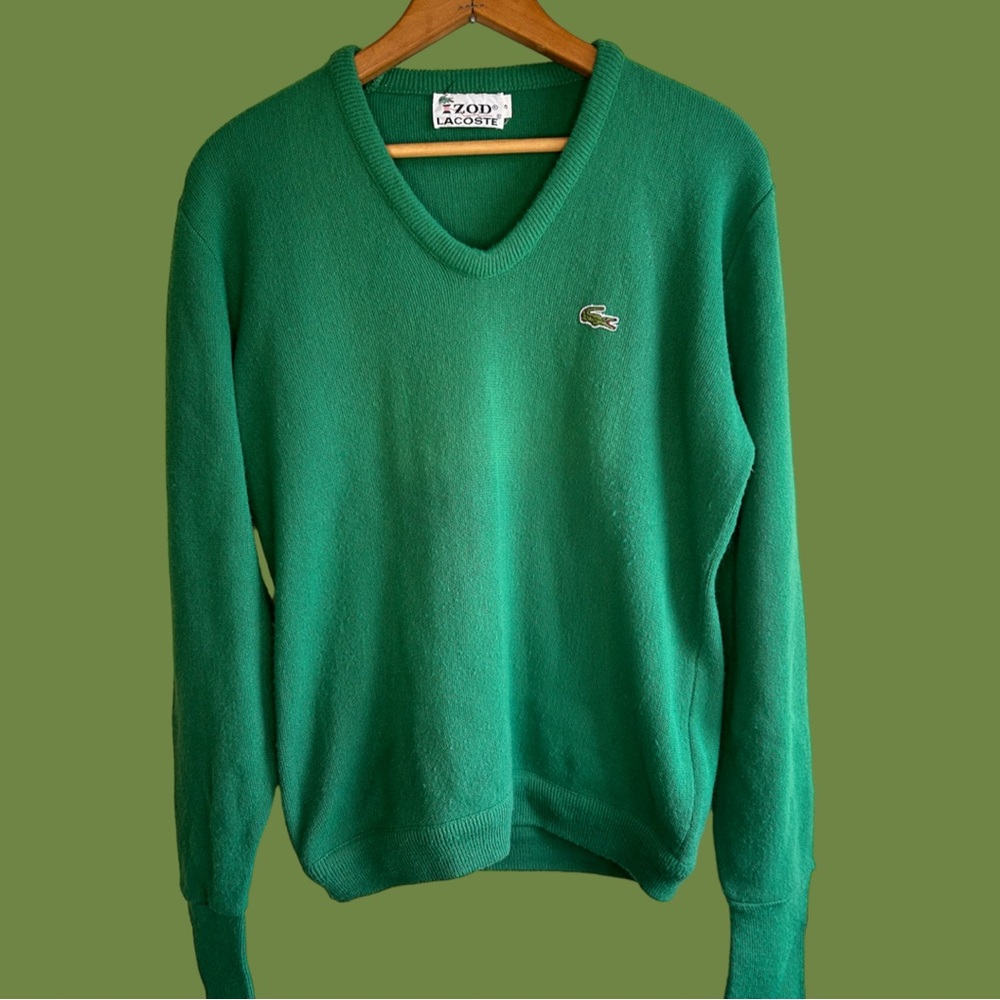 Vintage Izod V-Neck Sweater - Picture 3 of 8